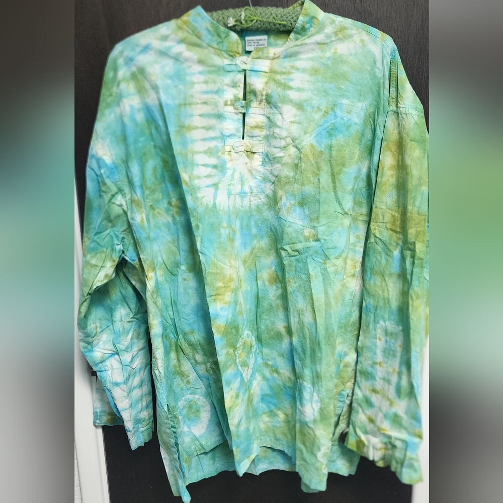 Green Tie-Dye Dharma 2X Shirt